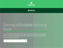 Tablet Screenshot of greenstreethousing.com